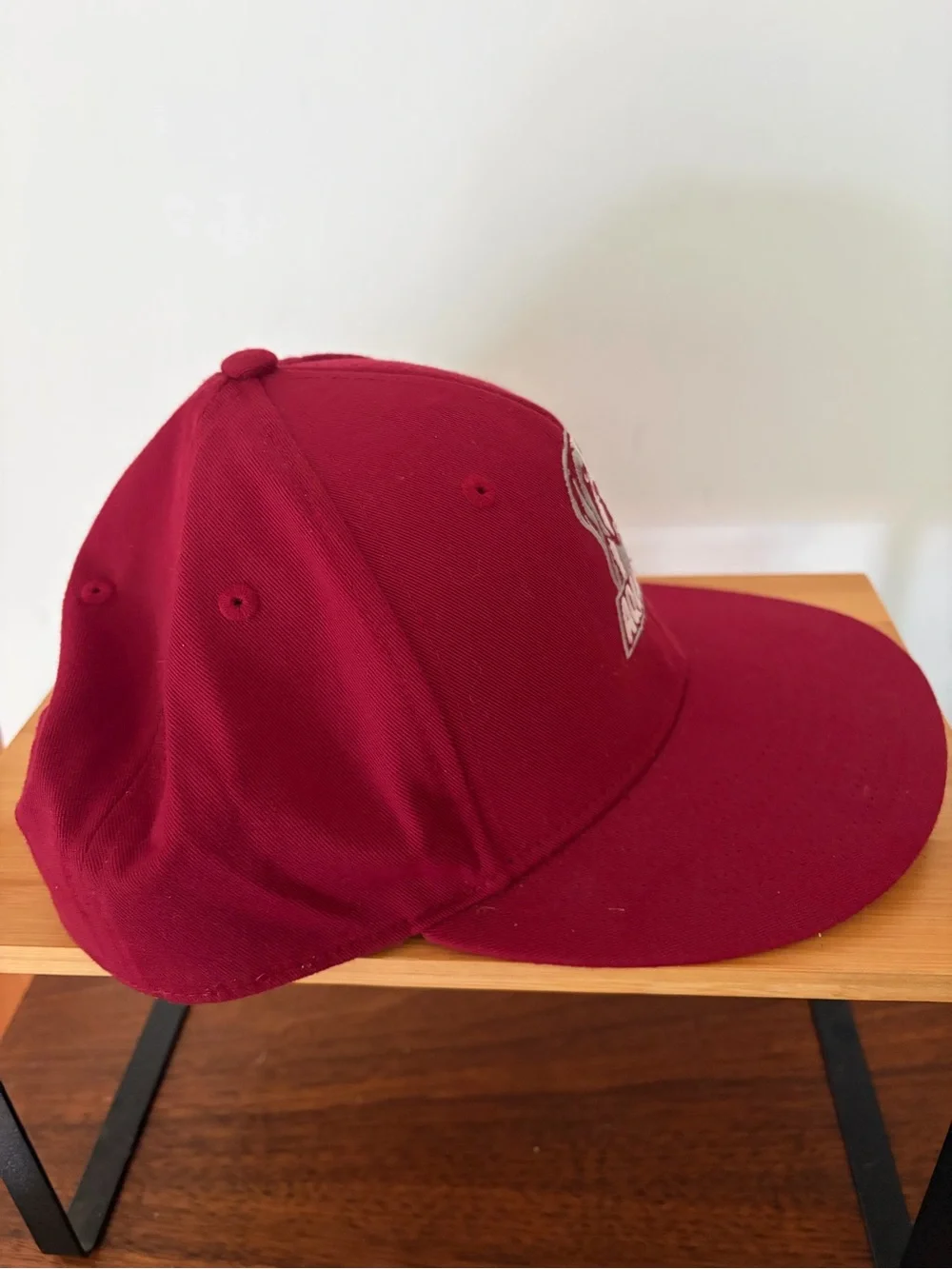 Aquinas Saints College Adidas Dog Logo maroon Baseball Cap. Adjustable. Catholic